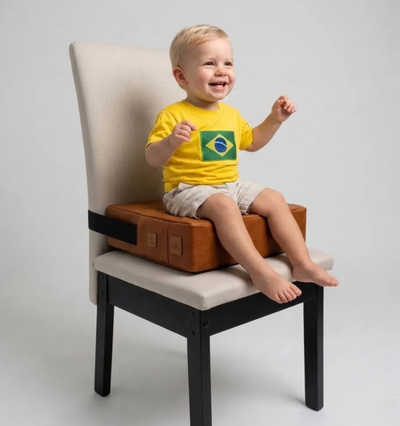 Assento de Alimentação e Elevação Quadrado Infantil - Edição Limitada Copa