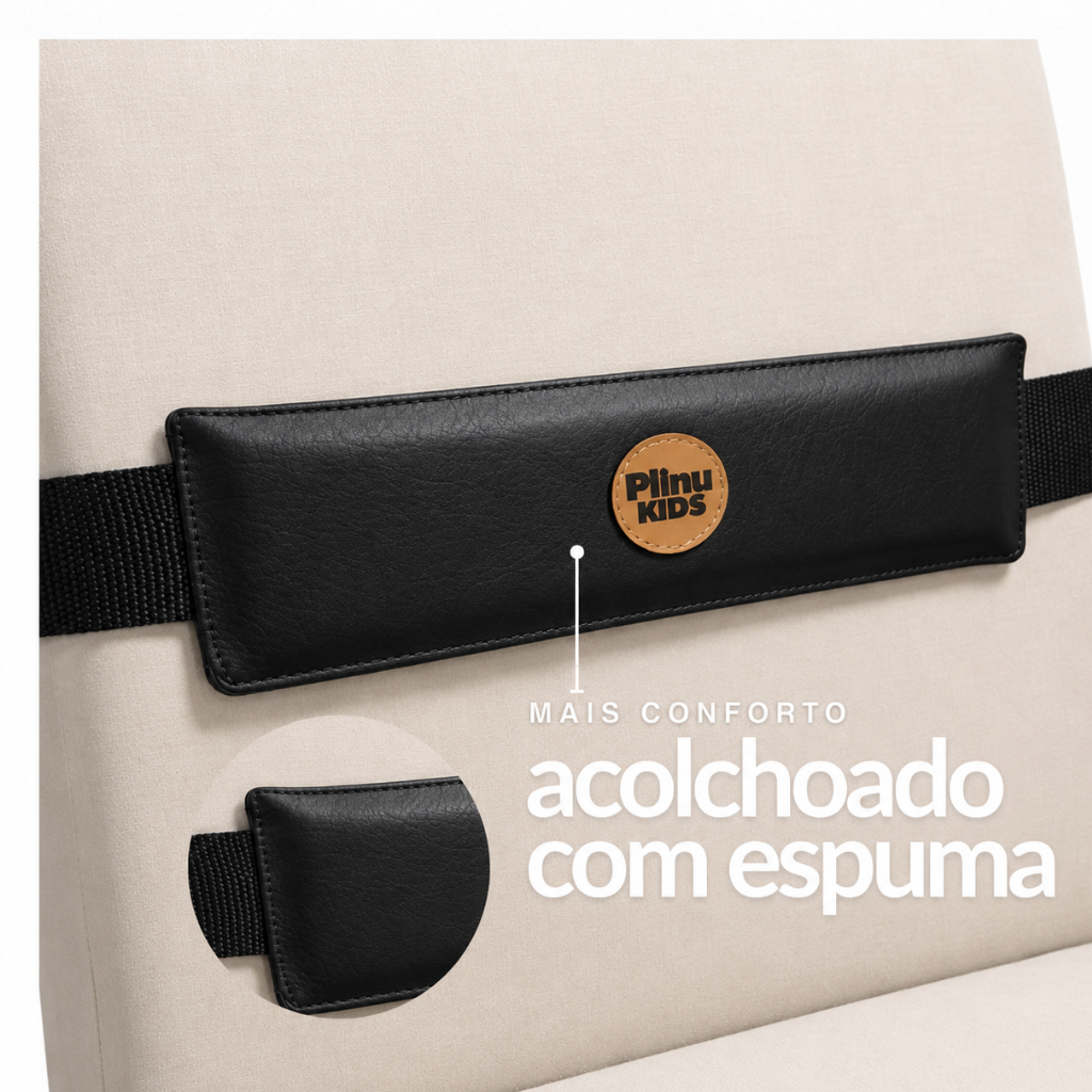Cinto Infantil em Courino - Preto