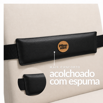 Cinto Infantil em Courino - Preto